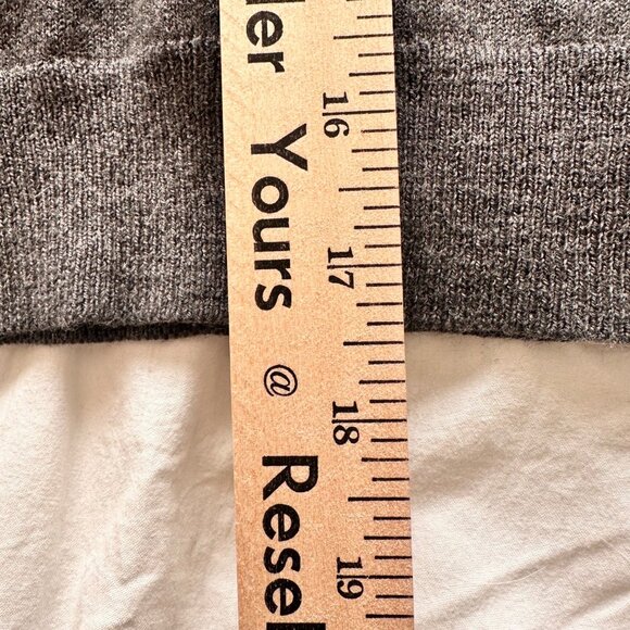 Worthington Womens V-Neck Sweater Size Small Gray Cotton Blend NWT Career Preppy - Picture 9 of 11